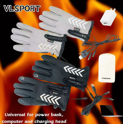 Winter USB Heated Warm Gloves