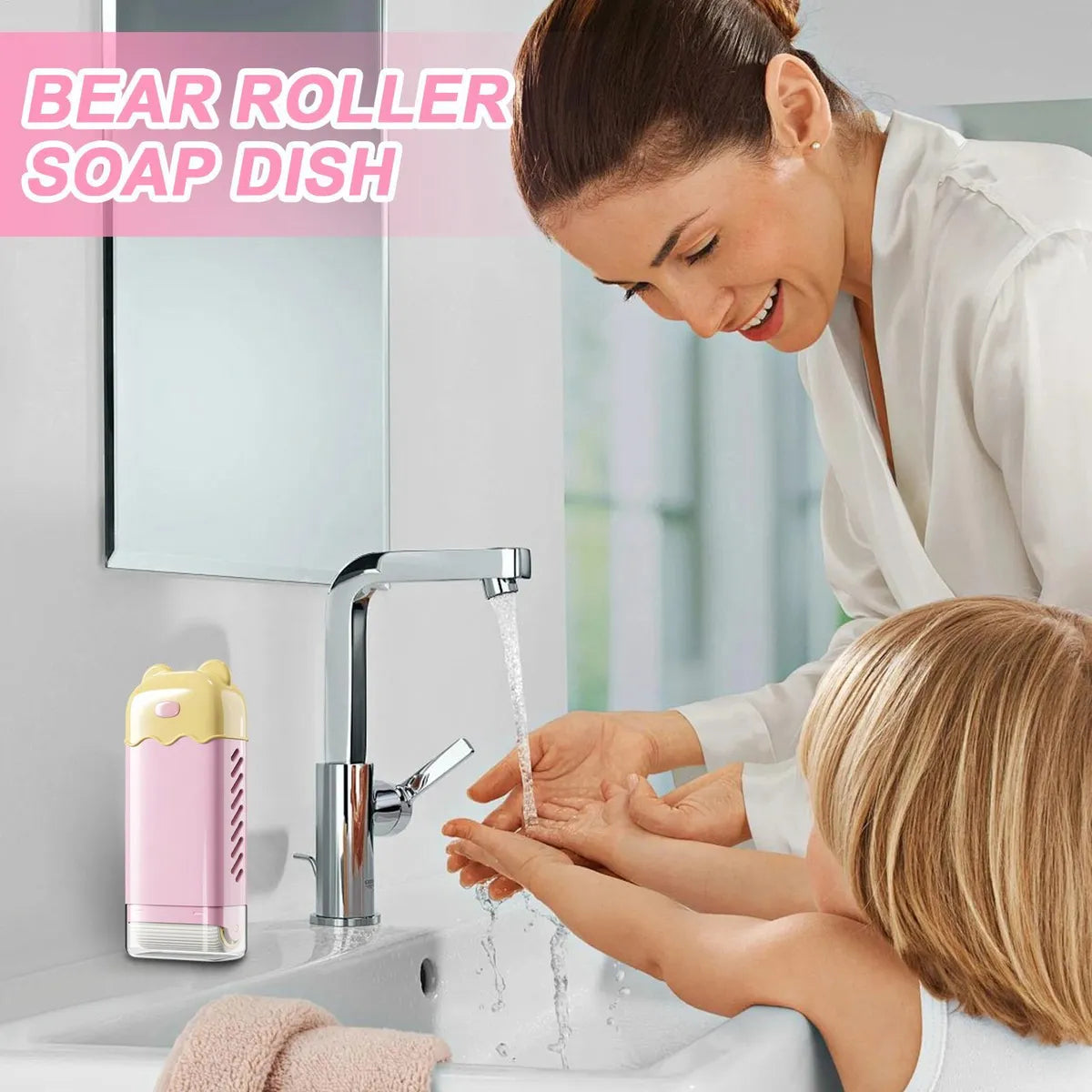 Multifunctional Foaming Soap Box, Hands-free Soap Storage Box