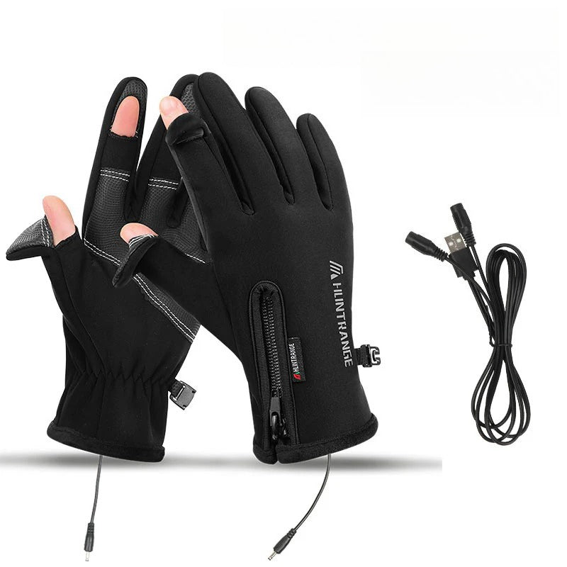 Outdoor Heated Gloves Windproof and Waterproof