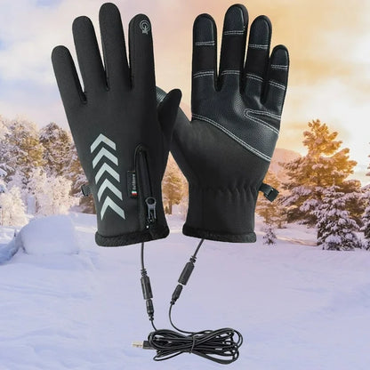 Winter USB Heated Warm Gloves