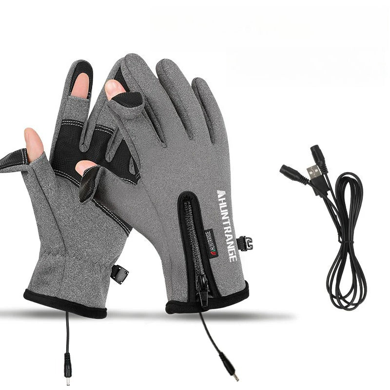 Outdoor Heated Gloves Windproof and Waterproof