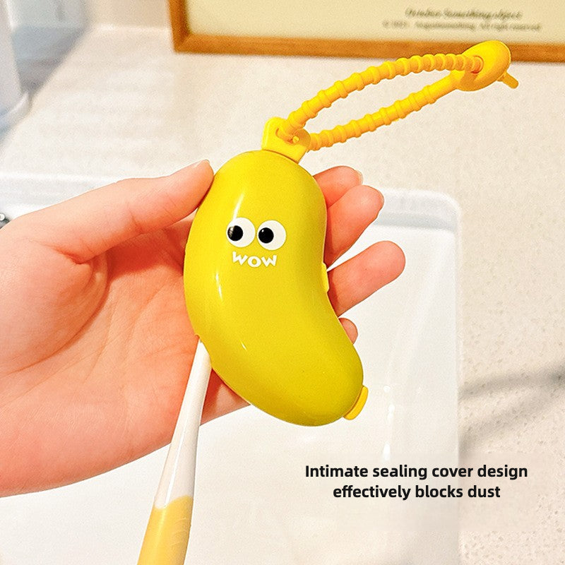 Toothbrush head protective cover, banana storage box, convenient storage cover, travel storage box