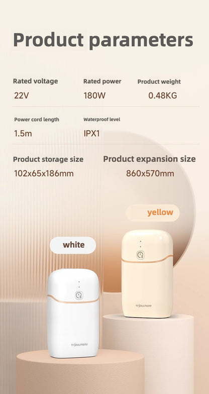 [Upgraded] Portable dryer, can be disinfected, small home use, travel, underwear sterilization