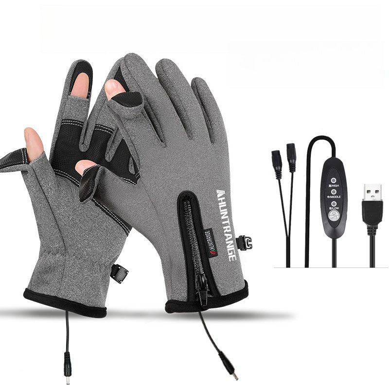 Outdoor Heated Gloves Windproof and Waterproof