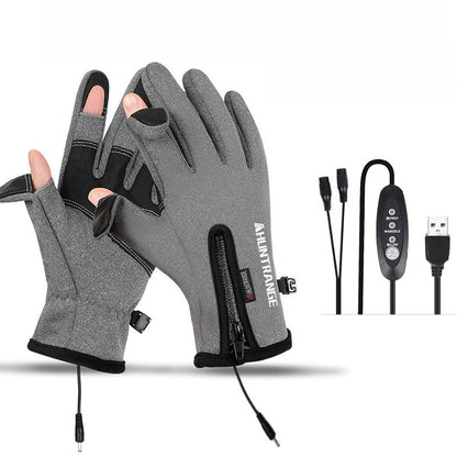 Outdoor Heated Gloves Windproof and Waterproof