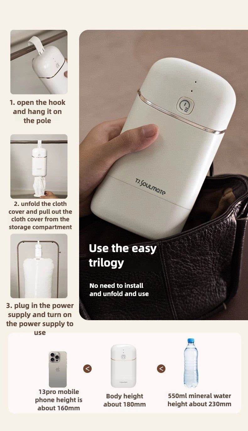 [Upgraded] Portable dryer, can be disinfected, small home use, travel, underwear sterilization