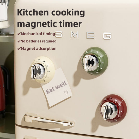 Magnetic Timer, No Battery Required, Suitable for Any Place