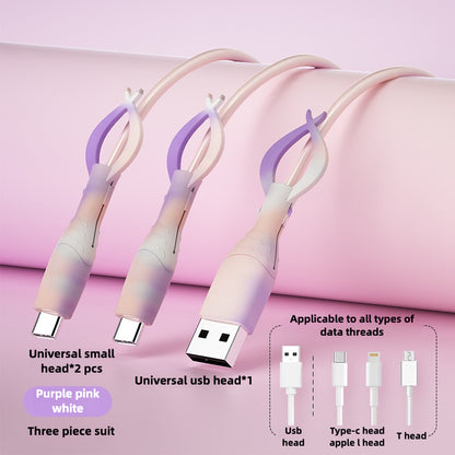 Mobile phone data cable protective cover, anti-bend and breakage, charging cable head protective cover, bundled storage