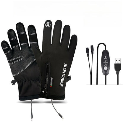 Outdoor Heated Gloves Windproof and Waterproof