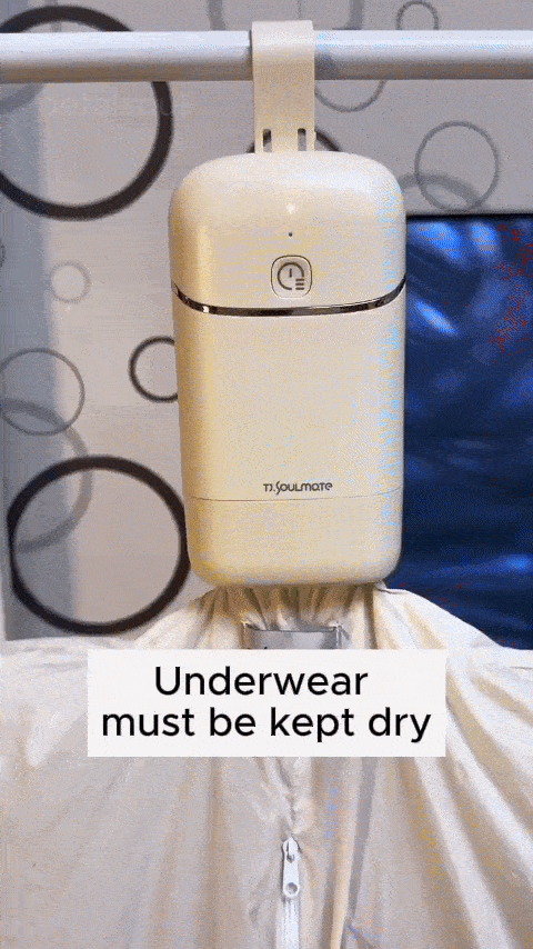 [Upgraded] Portable dryer, can be disinfected, small home use, travel, underwear sterilization
