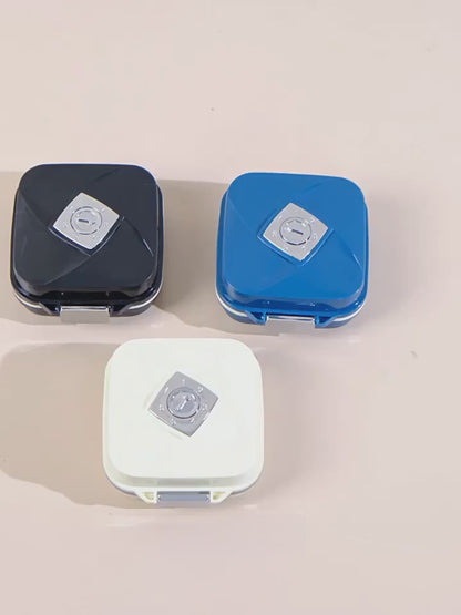 7-Day Double Layer Moisture-Proof Travel Pill Box, Portable Weekly Pocket Medicine Organizer