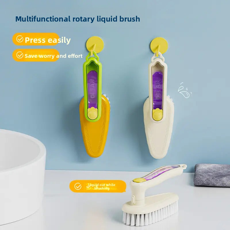 Multifunctional Rotating Liquid Shoe Brush