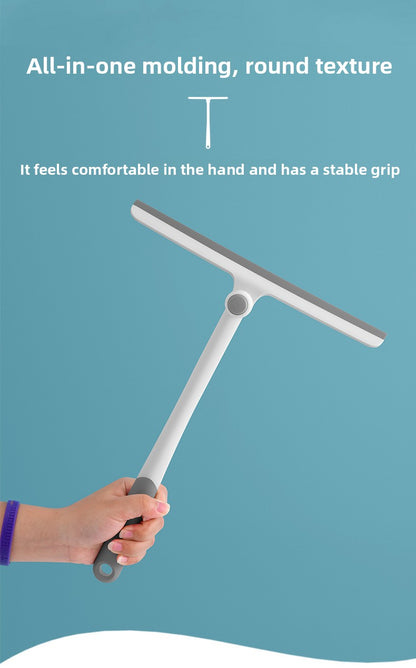 360° rotating T-shaped glass wiper, window household cleaner, bathroom cleaning wiper