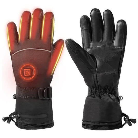 Leather Rechargeable Heated Gloves