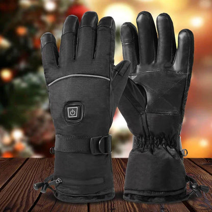 Leather Rechargeable Heated Gloves